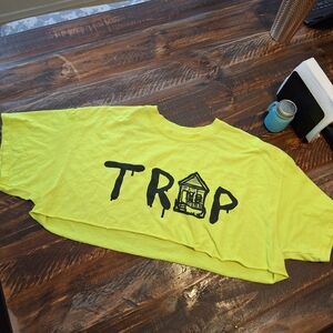 Fashion Nova Neon Yellow Kids Tee with Graphic